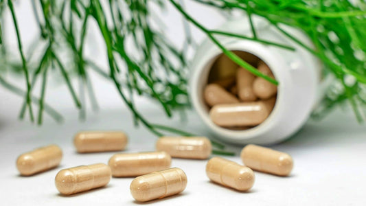 A white bottle of dietary supplements showing Berberine capsules scattered about from World's Best Supplements.