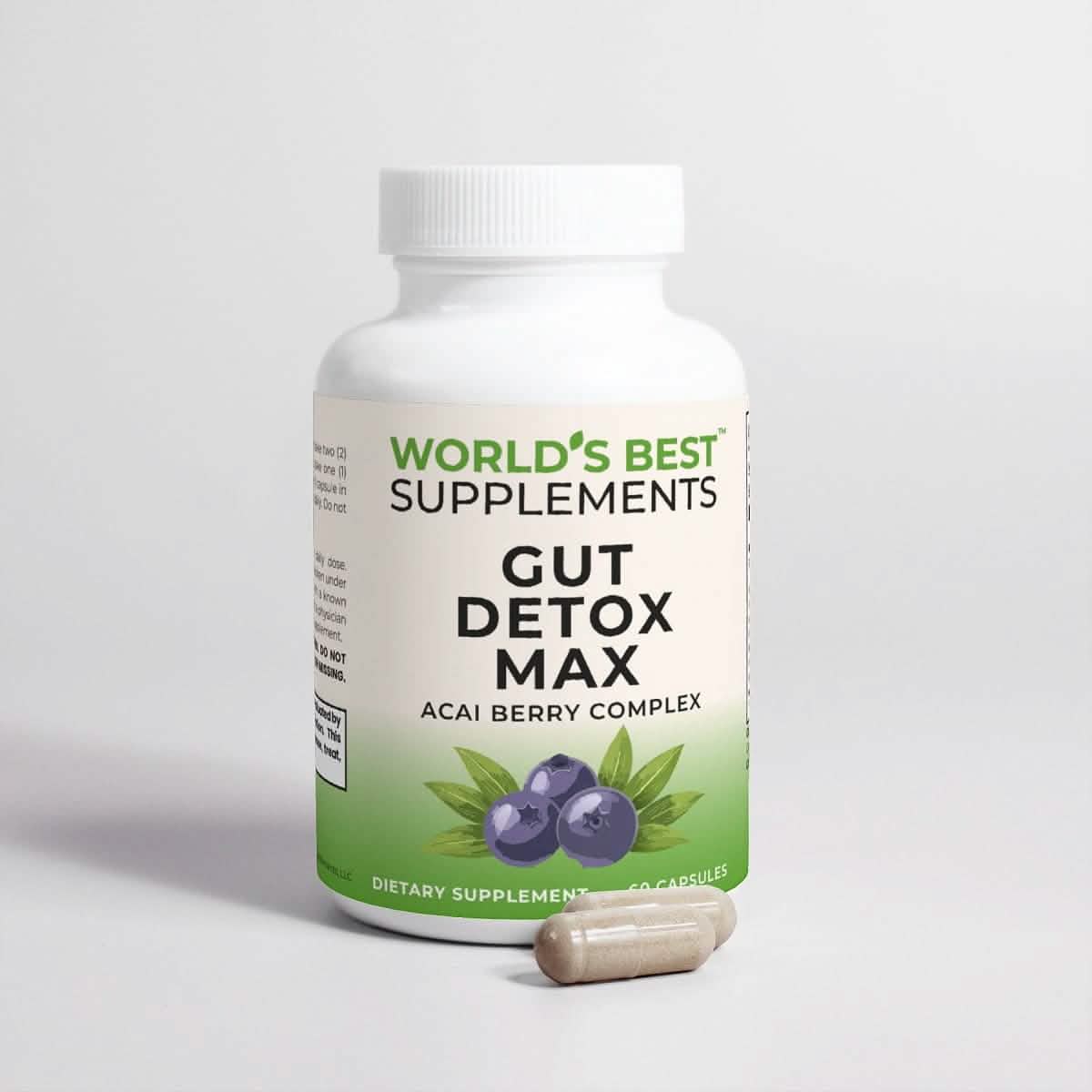 Gut Detox Max with Acai Berry Complex from World's Best Supplements.