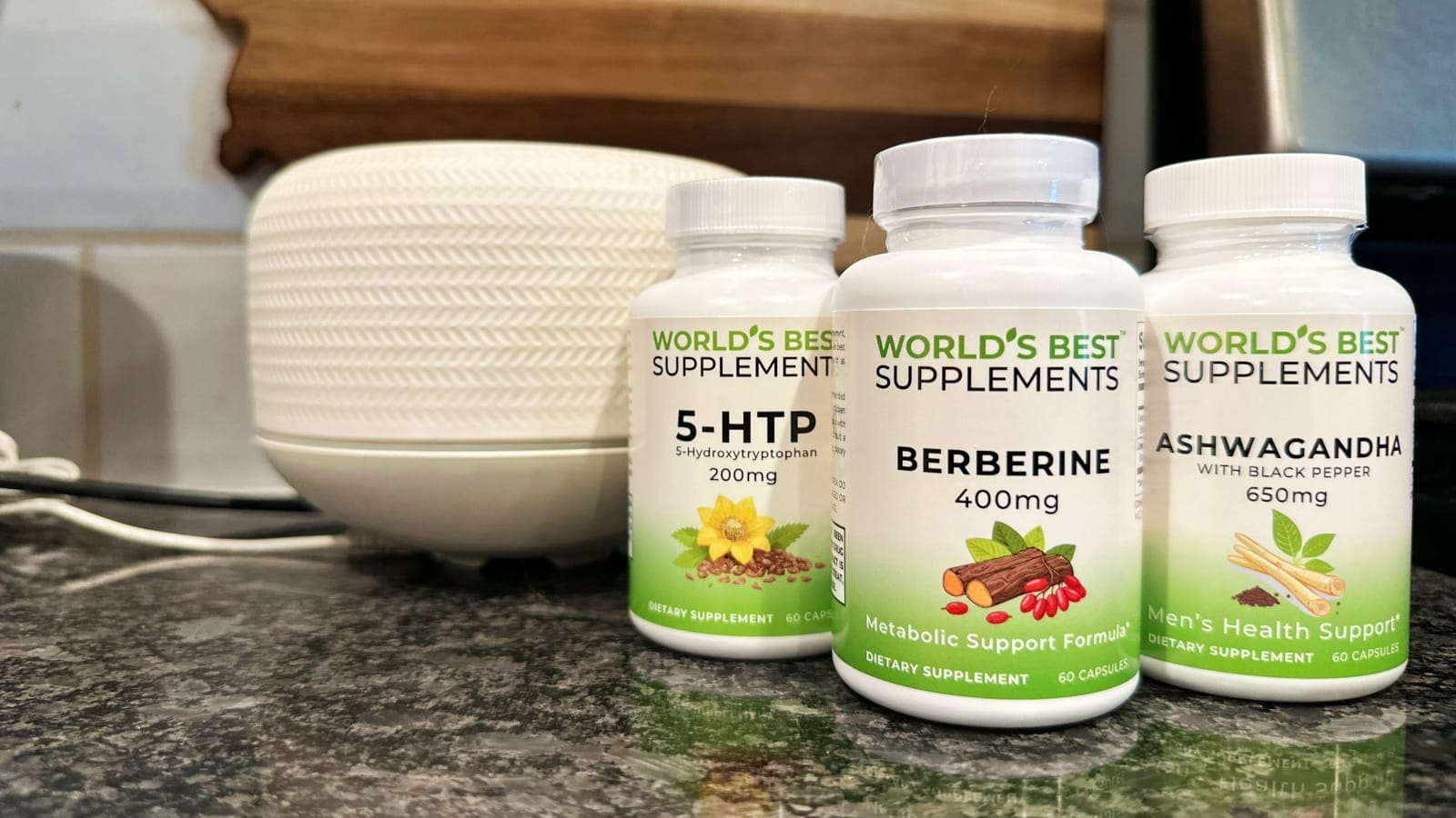 World's Best Supplements are preium quality dietary supplements made in the USA, third-party tested, and manufactured exclusively in FDA registered facilities using GMP processes.