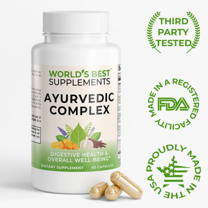 Ayurvedic Complex Capsules, 60 per bottle by World's Best Supplements.