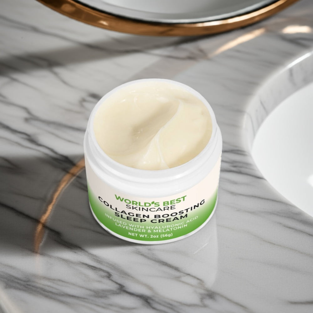 Collagen Boosting Sleep Cream with Melatonin from World's Best Skincare.