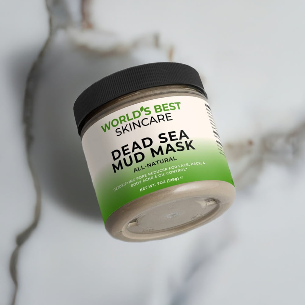 A 7oz container of Dead Sea Mud Mask from World's Best Skincare.