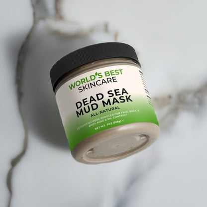 A 7oz container of Dead Sea Mud Mask from World's Best Skincare.