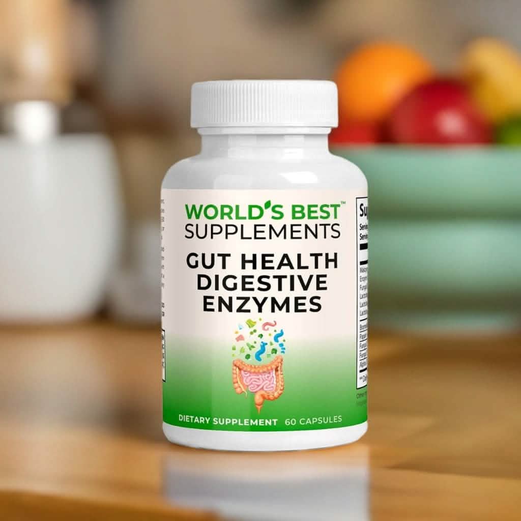 Gut Health Digestive Enzymes, 60 Capsules from World's Best Supplements.