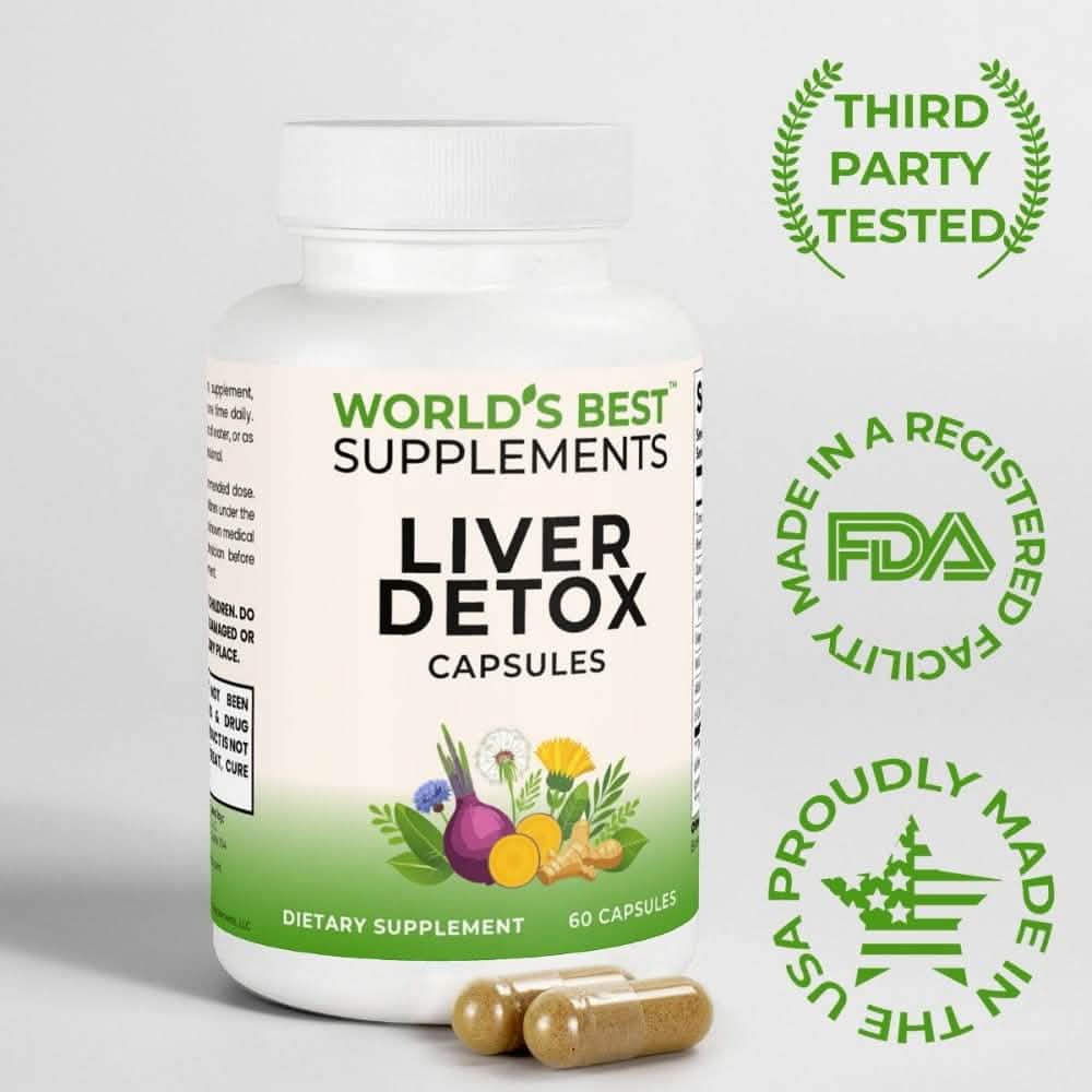 Best Liver Detox Supplement third-party tested, made in FDA registered GMP facility in the USA.